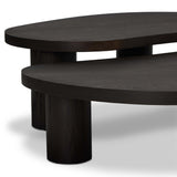 Joji Nesting Coffee Tables, Aged Black by Four Hands