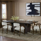 Baker Dining Table, Smoked Black by Four Hands