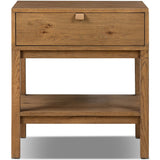 Tula Nightstand, Worn Oak by Four Hands