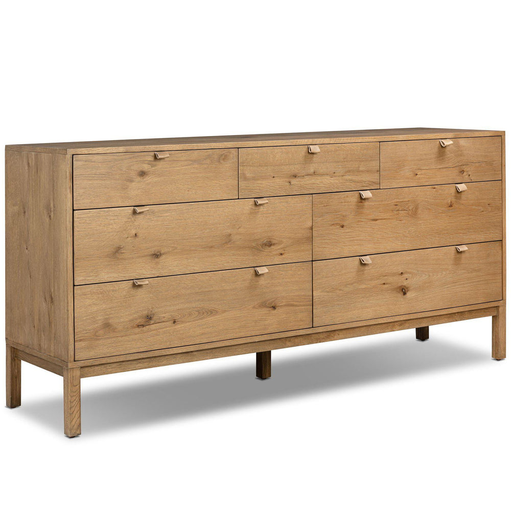 Tula 7 Drawer Dresser, Worn Oak by Four Hands
