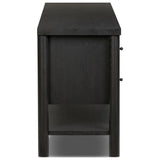Roark Media Console, Ebony Oak Veneer by Four Hands — SID_1