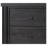Roark Media Console, Ebony Oak Veneer by Four Hands — DET_1