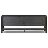 Roark Media Console, Ebony Oak Veneer by Four Hands — BCK_1