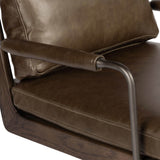 Ludvig Leather Desk Chair, Sonoma Olive by Four Hands