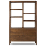 Hawkes Bookcase, Dark Walnut Solid by Four Hands — FRT_1