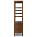 Hawkes Bookcase, Dark Walnut Solid by Four Hands — SID_1