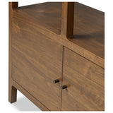 Hawkes Bookcase, Dark Walnut Solid by Four Hands — DET_1