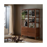 Hawkes Bookcase, Dark Walnut Solid by Four Hands — ESS_1