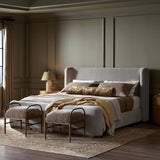 Fane Bed, Holland Sand-Furniture - Bedroom-High Fashion Home