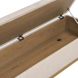 Iris Trunk, Hampton Cream by Four Hands-Furniture - Storage-High Fashion Home