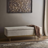 Iris Trunk, Hampton Cream by Four Hands-Furniture - Storage-High Fashion Home