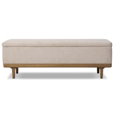 Iris Trunk, Hampton Cream by Four Hands-Furniture - Storage-High Fashion Home