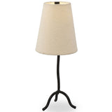 Selby Table Lamp, Black Wrought Iron by Four Hands