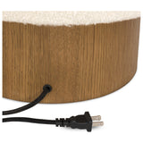 Kenoa Table Lamp, Light Smoked Oak Veneer by Four Hands — DET_1