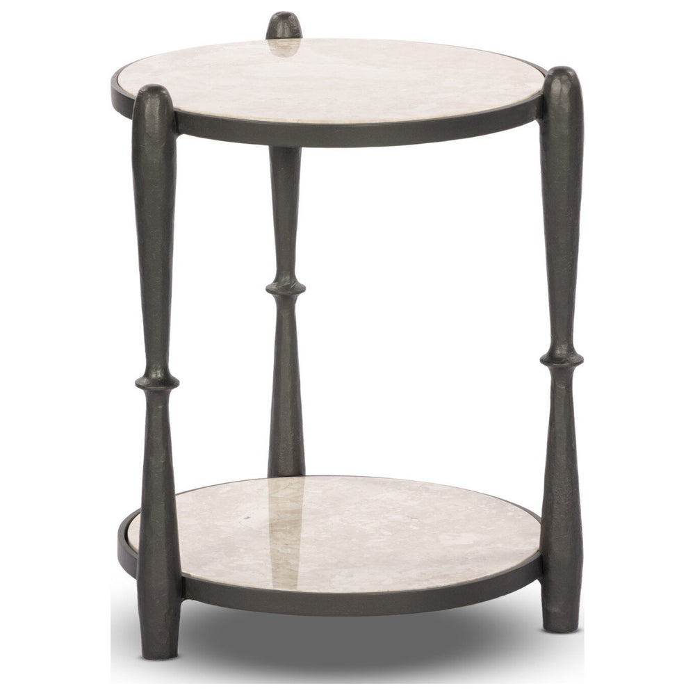 Ruthie End Table, Lunar Marble by Four Hands — PRM_1