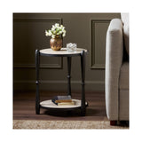 Ruthie End Table, Lunar Marble by Four Hands — ESS_1
