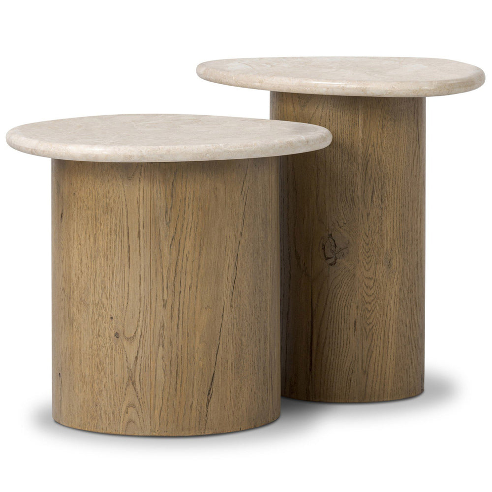 Kovo Nesting End Tables, Cappuccino by Four Hands
