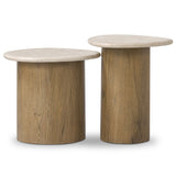 Kovo Nesting End Tables, Cappuccino by Four Hands