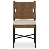 Miller Outdoor Woven Dining Chair, Liller Flax, Set of 2 by Four Hands