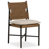 Miller Outdoor Woven Dining Chair, Liller Flax, Set of 2 by Four Hands