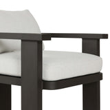 Tahana Outdoor Metal Dining Chair, Alessi Linen, Set of 2 by Four Hands