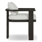 Tahana Outdoor Metal Dining Chair, Alessi Linen, Set of 2 by Four Hands