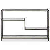 Leo Console Table, Aged Gunmetal