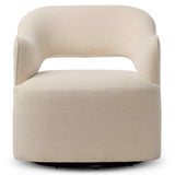 Blythe Swivel Chair, Crypton Wayfarer Snow by Four Hands