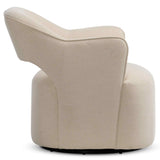 Blythe Swivel Chair, Crypton Wayfarer Snow by Four Hands