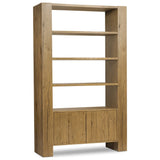 Fisher Bookcase, Rustic Amber Oak Veneer by Four Hands — PRM_1