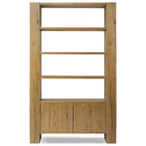 Fisher Bookcase, Rustic Amber Oak Veneer by Four Hands — FRT_1