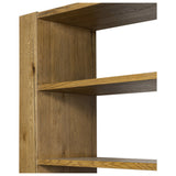 Fisher Bookcase, Rustic Amber Oak Veneer by Four Hands — DET_1