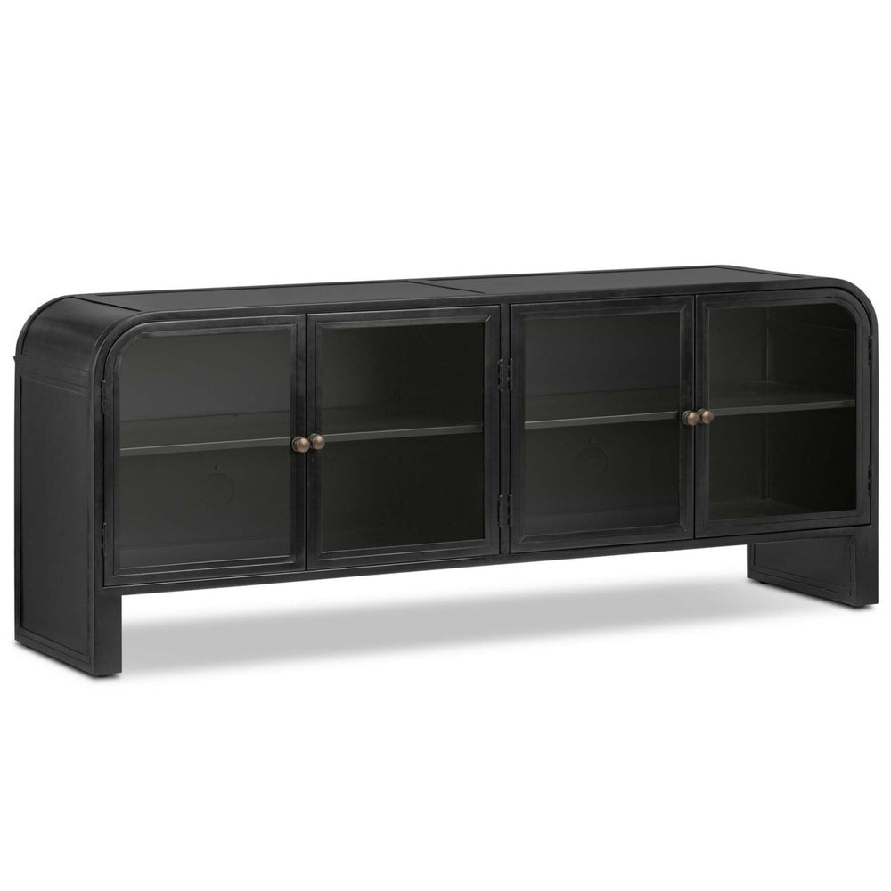 Breya Media Console, Black by Four Hands