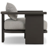 Tahana Outdoor Metal Chair, Casa Grey by Four Hands