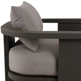 Tahana Outdoor Metal Chair, Casa Grey by Four Hands