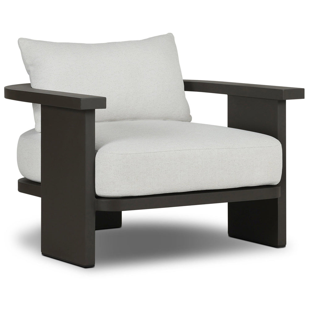 Tahana Outdoor Metal Chair, Alessi Linen by Four Hands