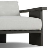 Tahana Outdoor Metal Chair, Alessi Linen by Four Hands