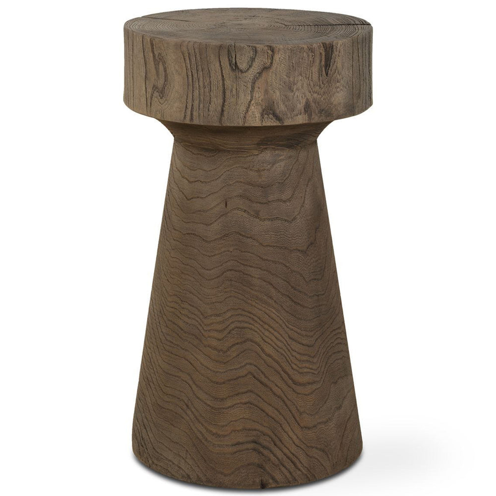 Tree Trails Accent Table, Reclaimed Oak