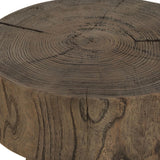 Tree Trails Accent Table, Reclaimed Oak