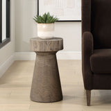 Tree Trails Accent Table, Reclaimed Oak