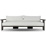 Tahana Outdoor Metal Sofa, Alessi Linen by Four Hands