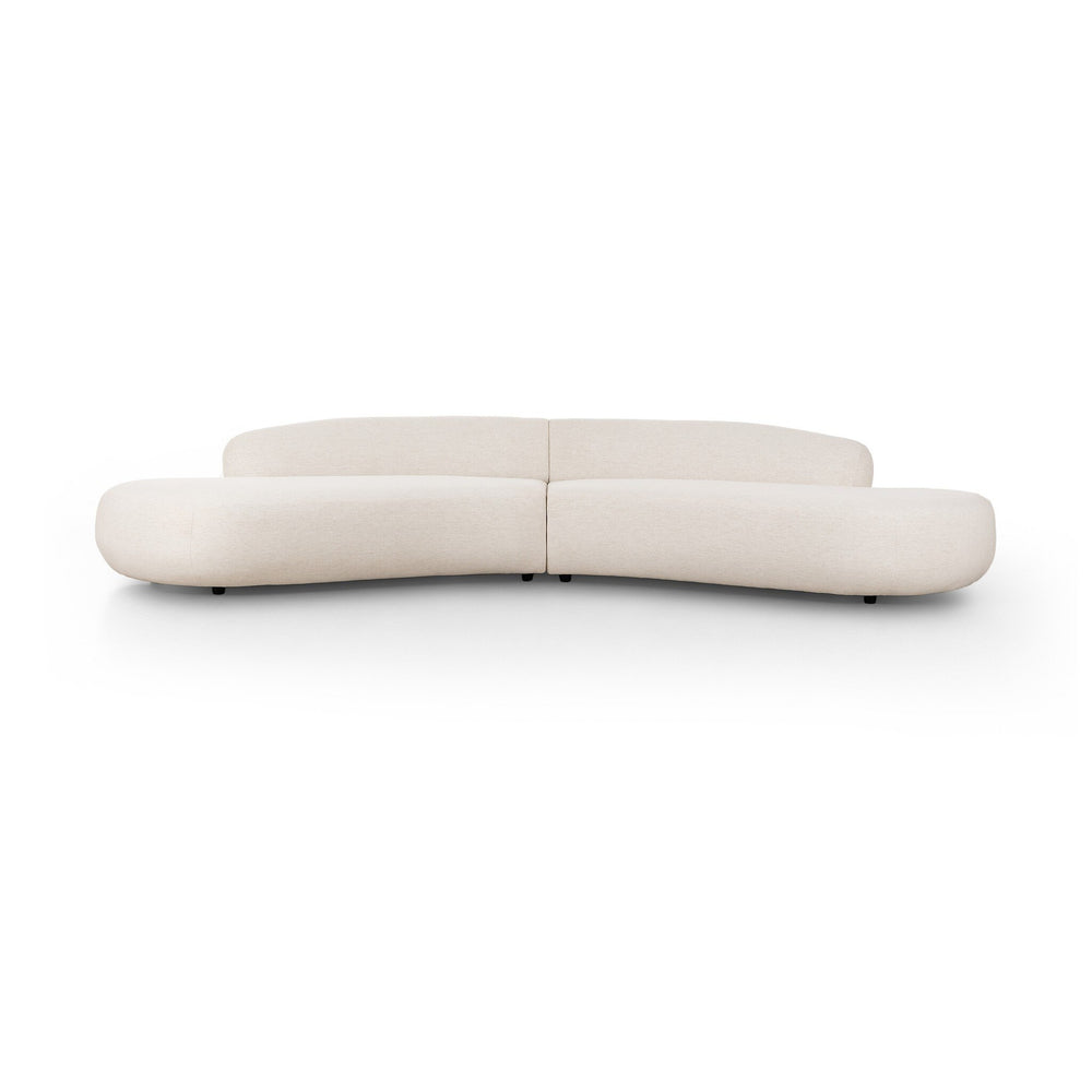 Belen Double Chaise, Crypton Nomad Snow by Four Hands — FRT_1