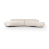 Belen Double Chaise, Crypton Nomad Snow by Four Hands — FRT_1