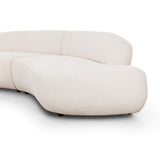 Belen Double Chaise, Crypton Nomad Snow by Four Hands — DET_1