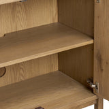 Tula Bookcase, Worn Oak by Four Hands