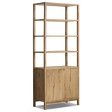 Tula Bookcase, Worn Oak by Four Hands