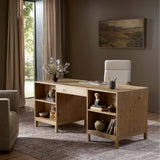 Tula Executive Desk, Worn Oak by Four Hands