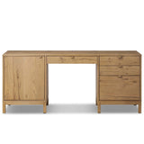 Tula Executive Desk, Worn Oak by Four Hands