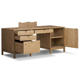 Tula Executive Desk, Worn Oak by Four Hands
