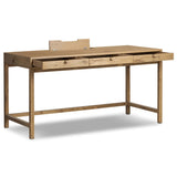 Tula Writing Desk, Worn Oak by Four Hands